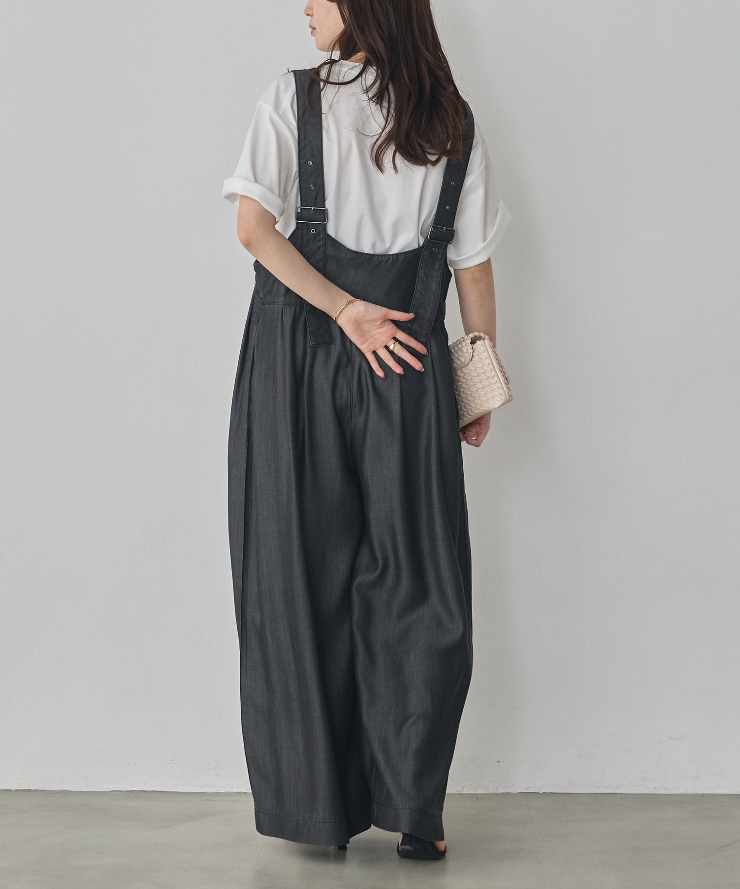 REVERSIBLE TENCEL DENIM OVERALLS