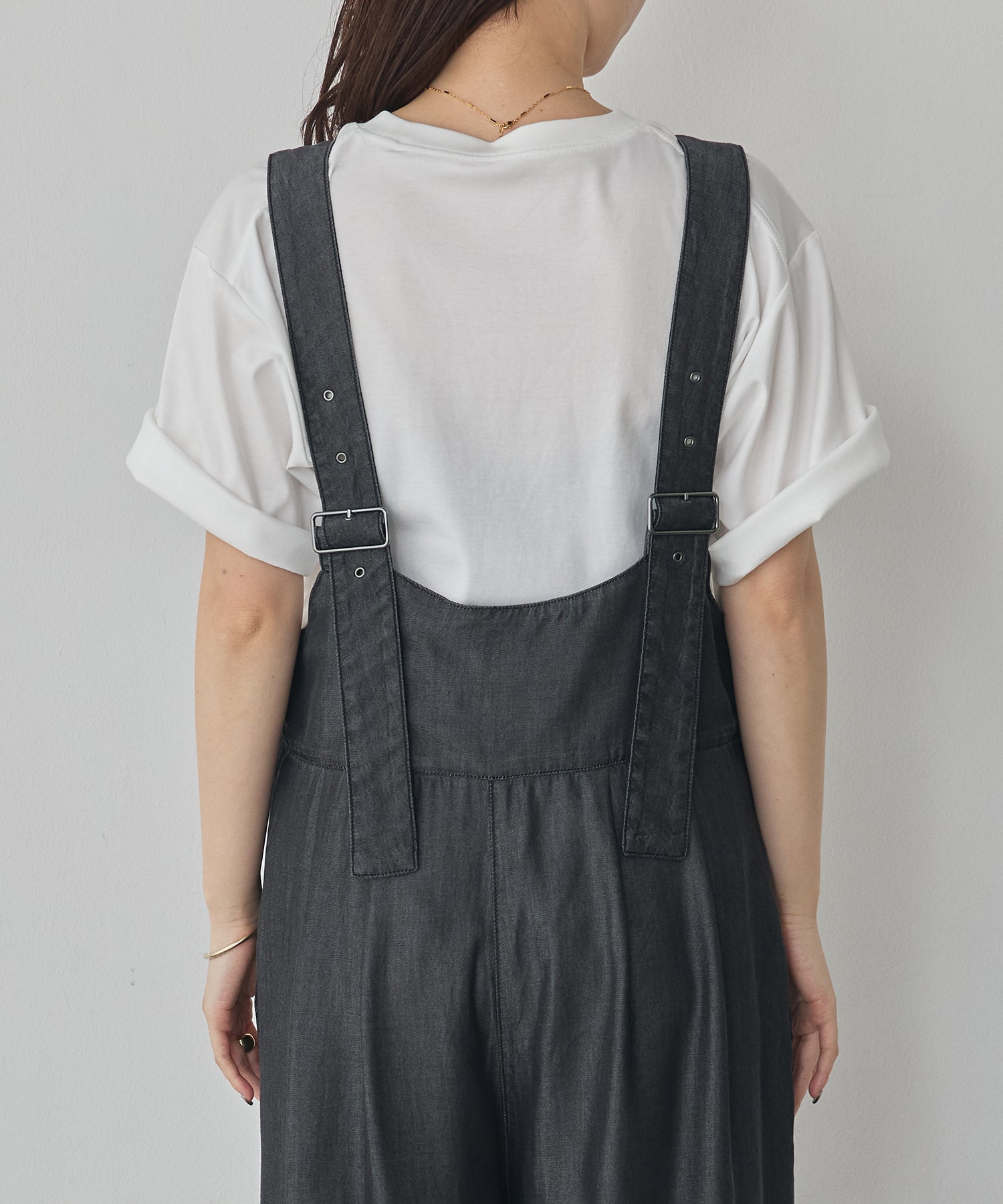 REVERSIBLE TENCEL DENIM OVERALLS