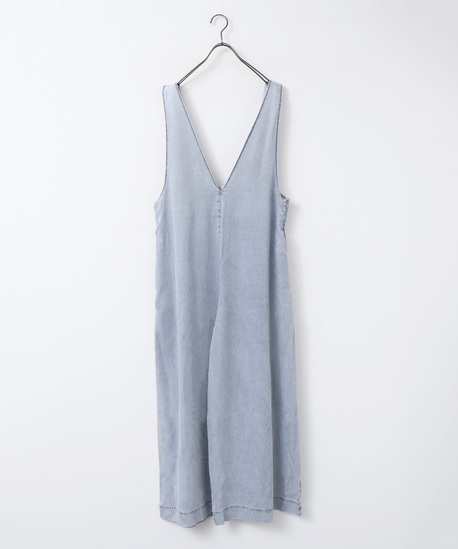 REVERSIBLE TENCEL DENIM OVERALLS