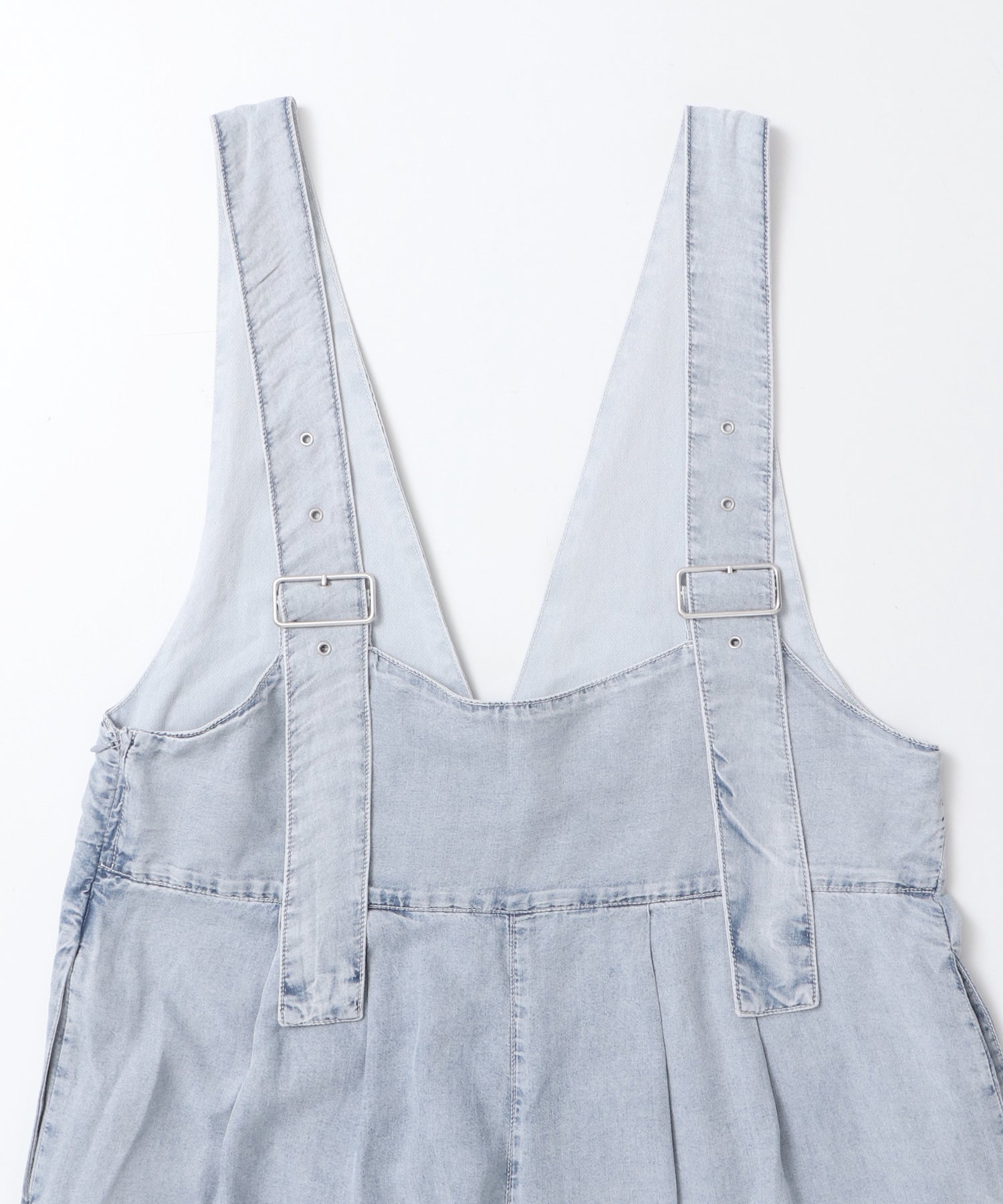 REVERSIBLE TENCEL DENIM OVERALLS
