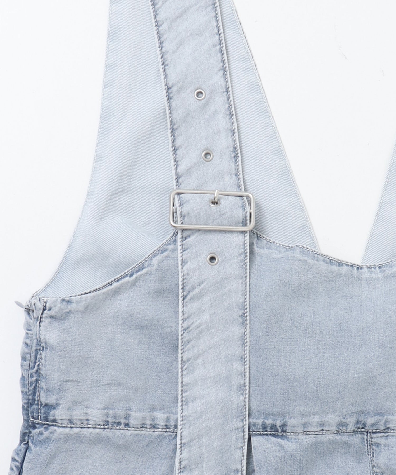 REVERSIBLE TENCEL DENIM OVERALLS