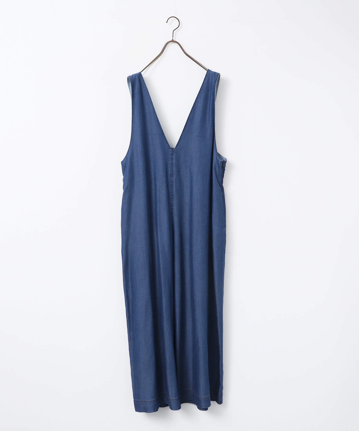 REVERSIBLE TENCEL DENIM OVERALLS