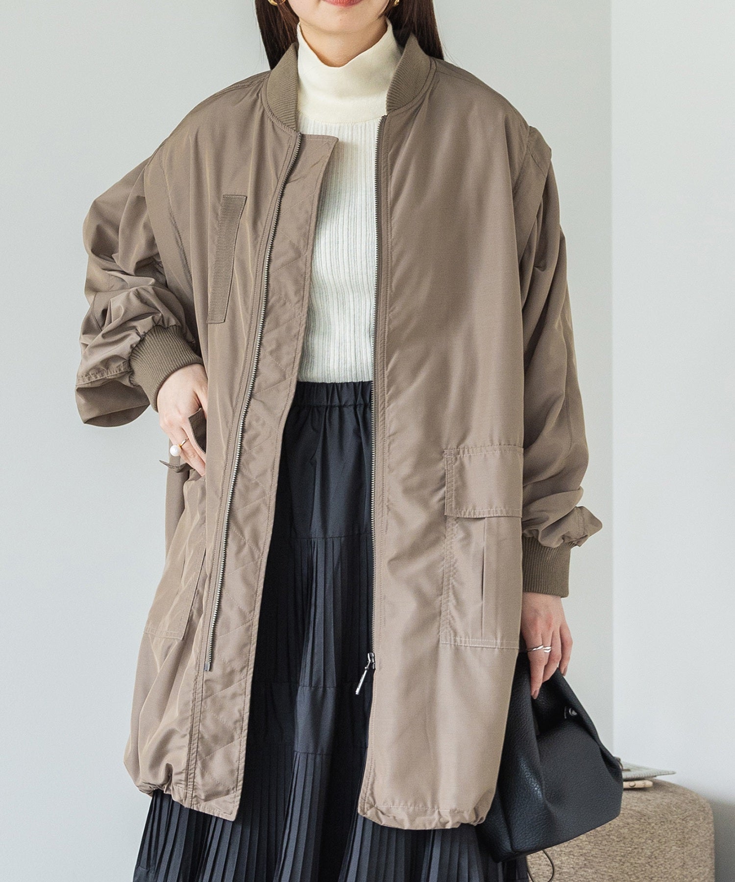 袖取り外しロングMA-1