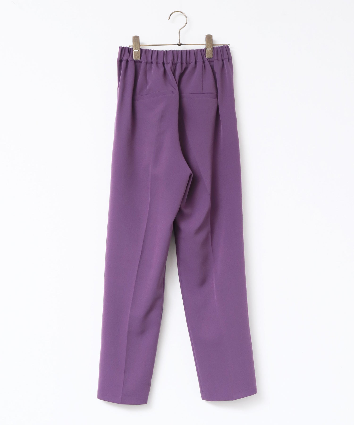 【ストレッチ】センターベンツ テーパードパンツ