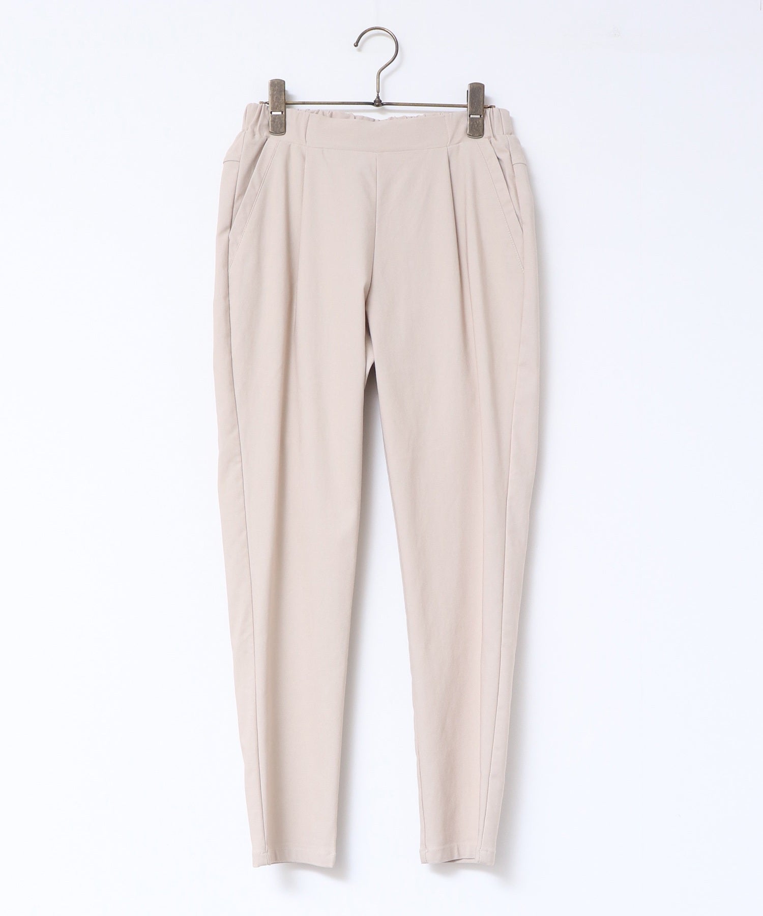 無地 バリらくテーパードパンツ S Mサイズ