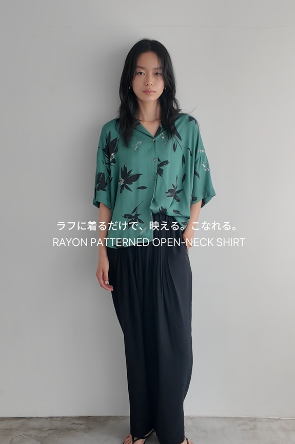 RAYON PATTERNED SHIRT