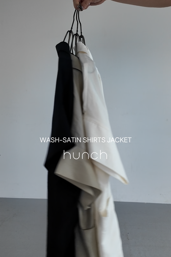 WASH-SATIN SHIRT JACKET