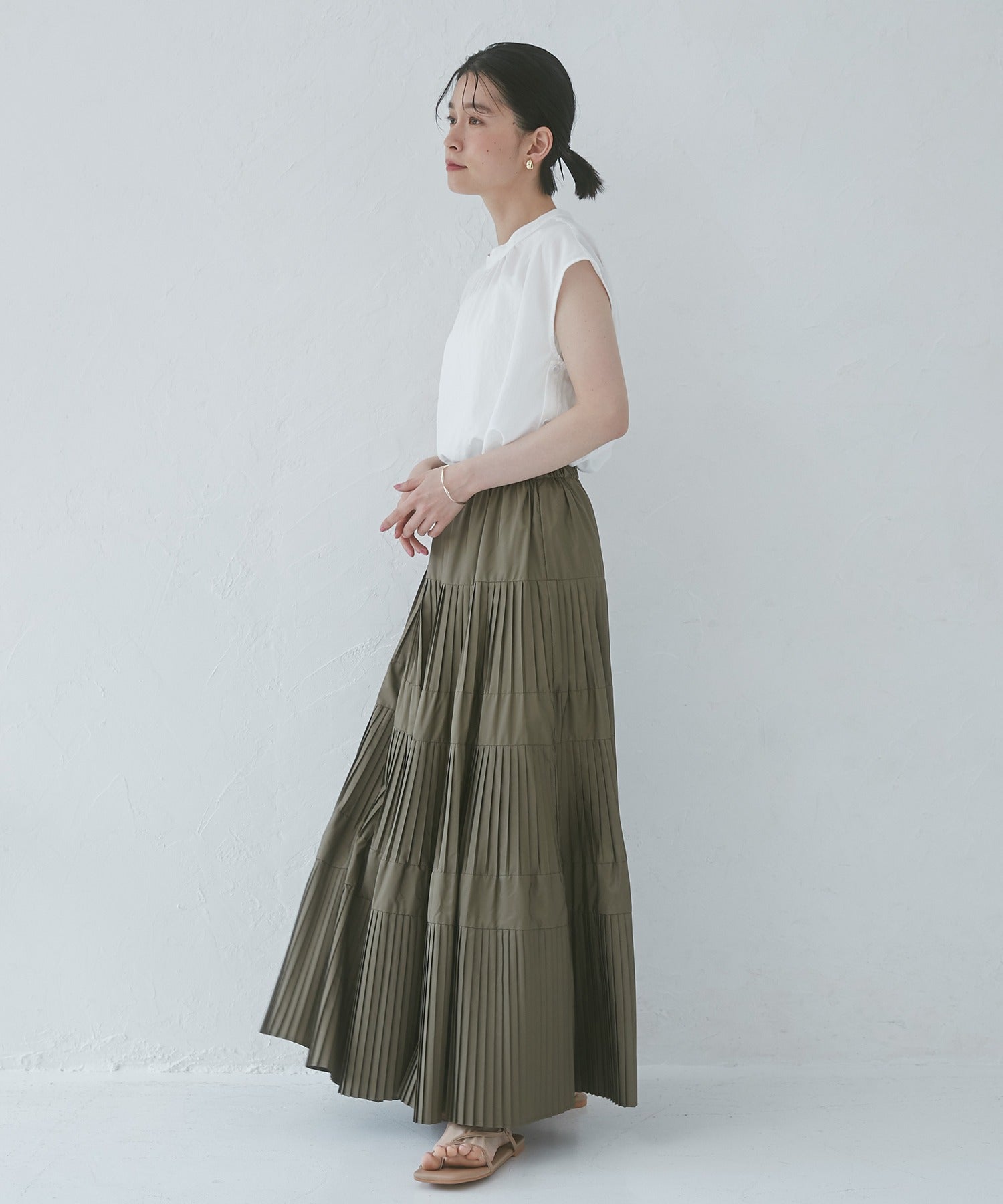 フレンチスリーブシャツ