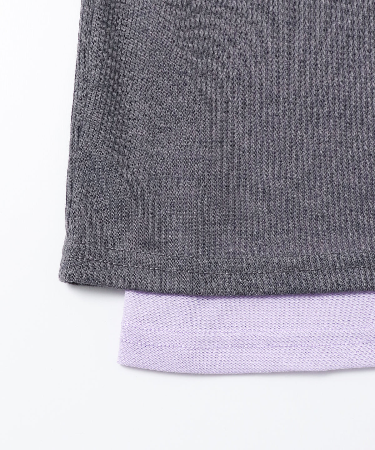 HENRY-NECK LAYERED TOPS