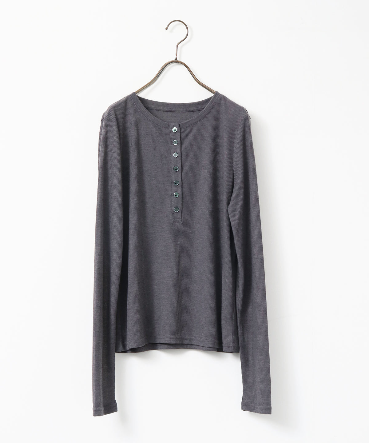 HENRY-NECK LAYERED TOPS