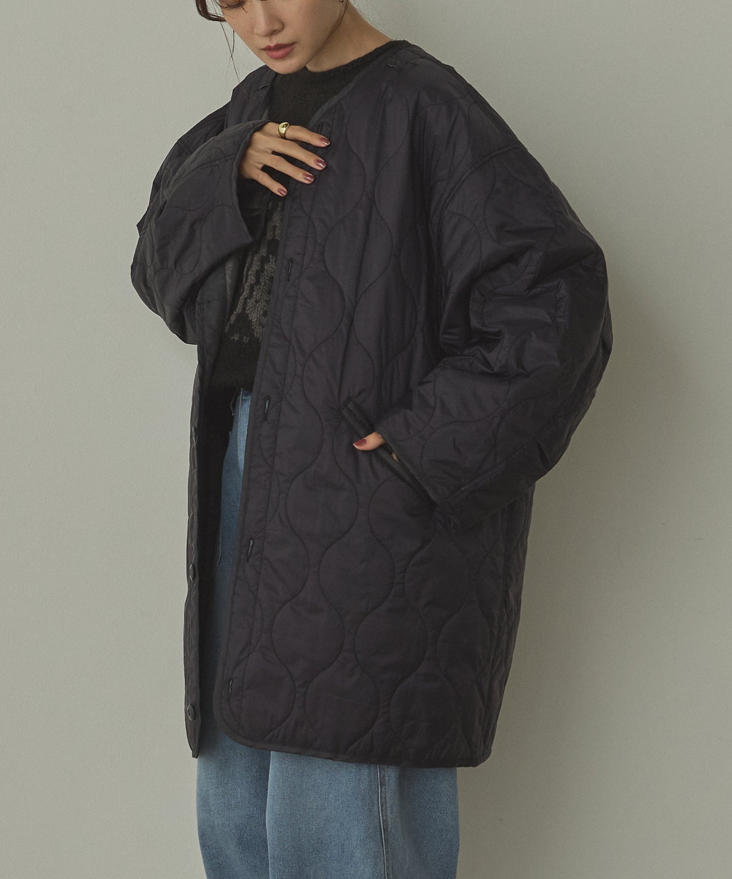 TCブロード ロングモッズコート