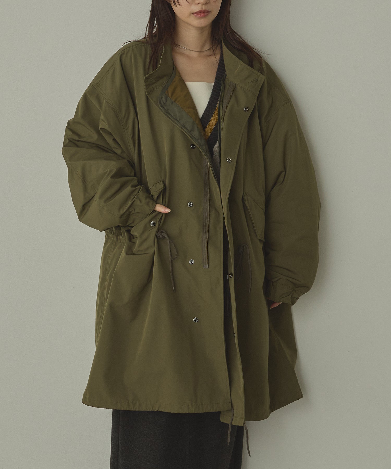 TCブロード ロングモッズコート