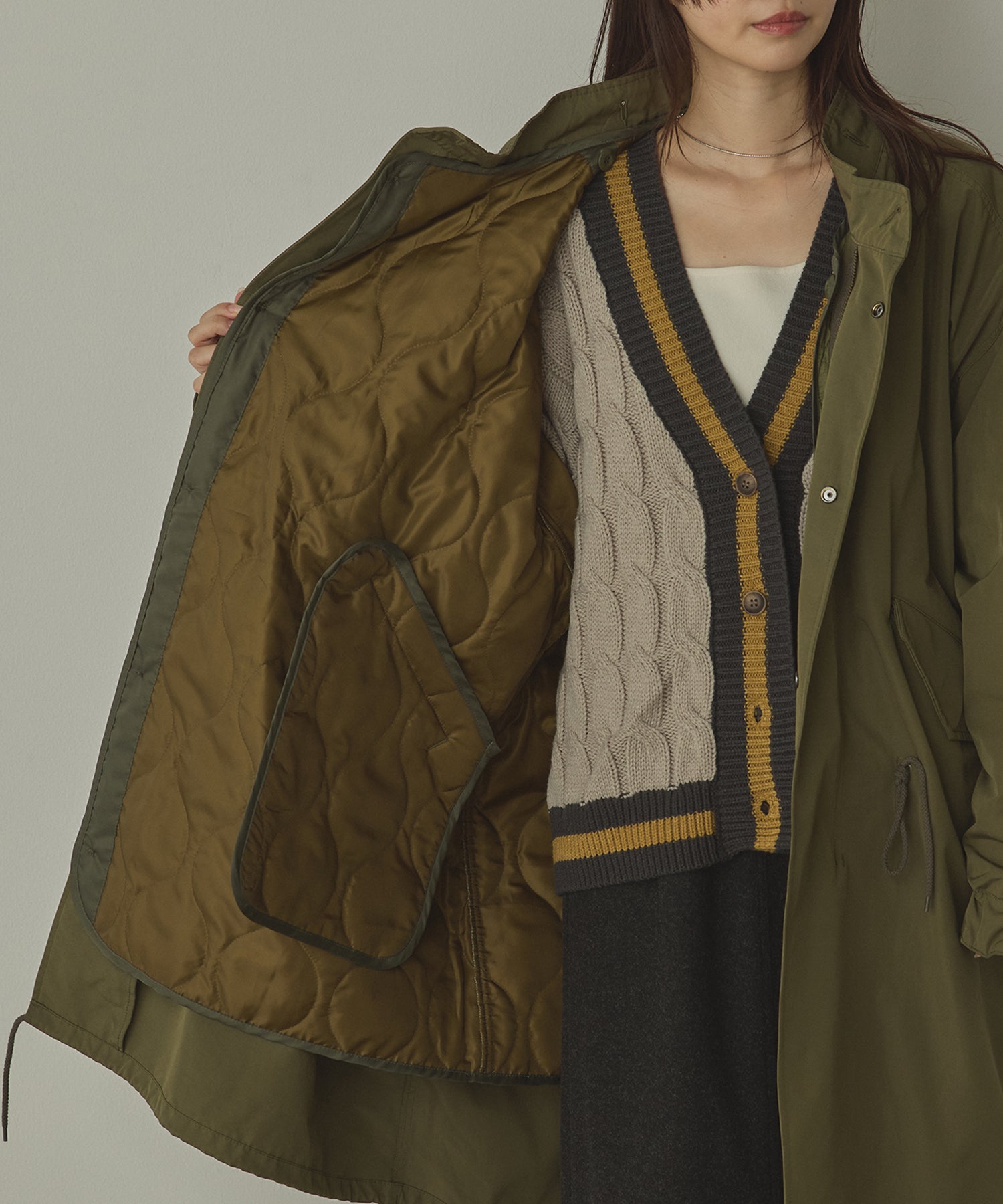 TCブロード ロングモッズコート