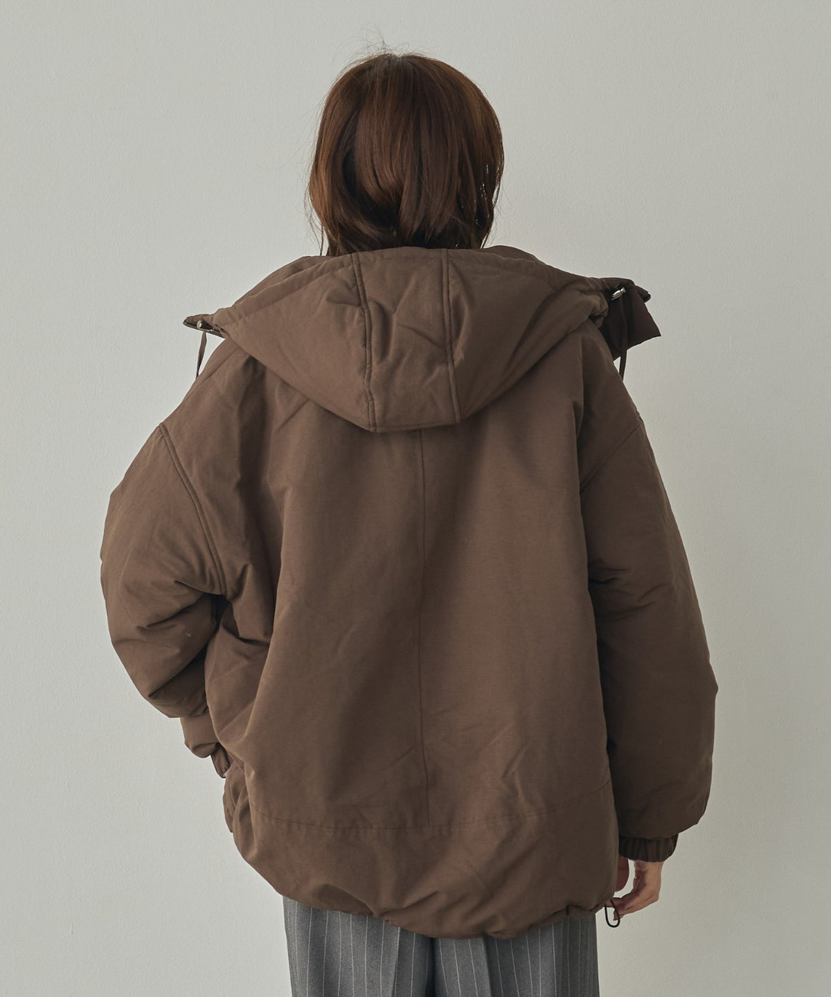 COTTON-LIKE HOODIE COAT