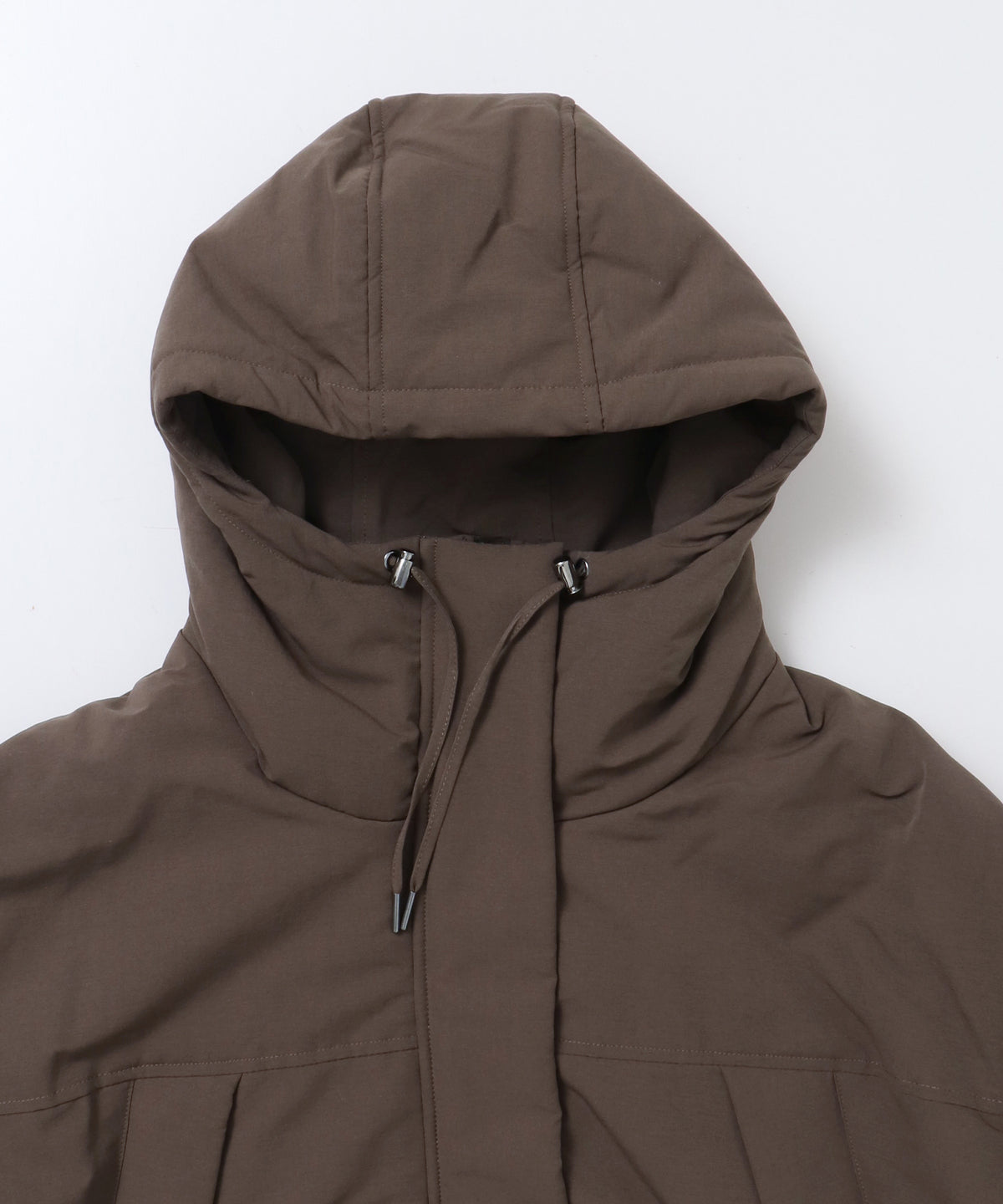 COTTON-LIKE HOODIE COAT
