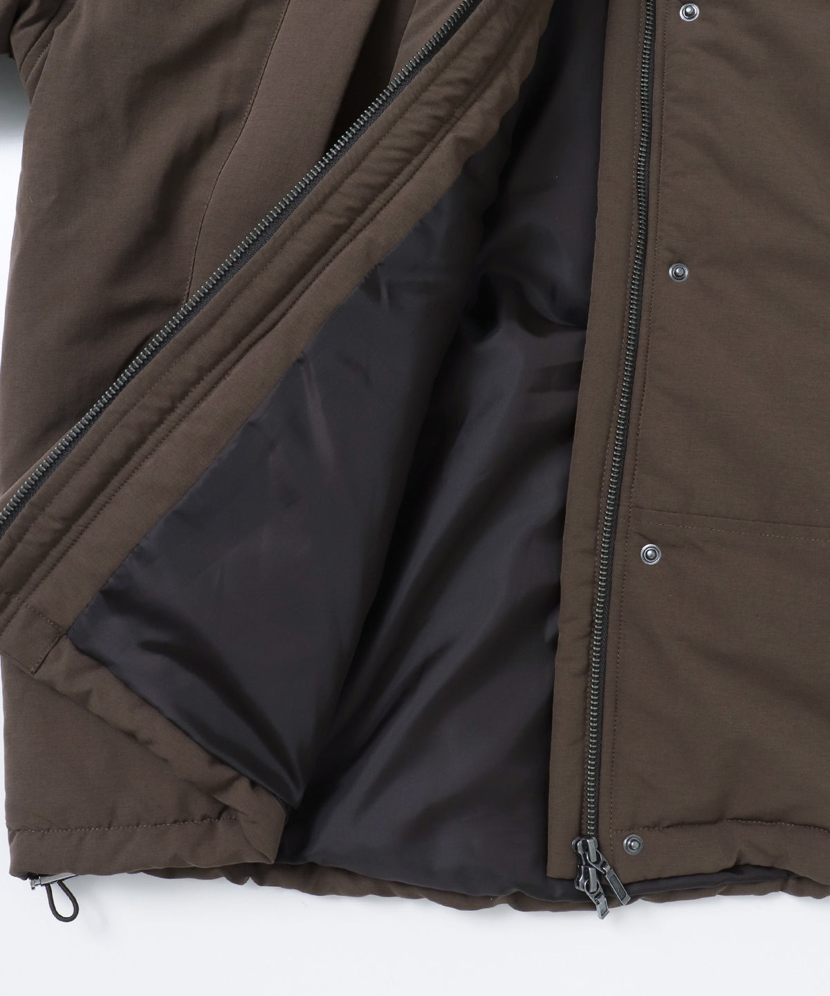 COTTON-LIKE HOODIE COAT