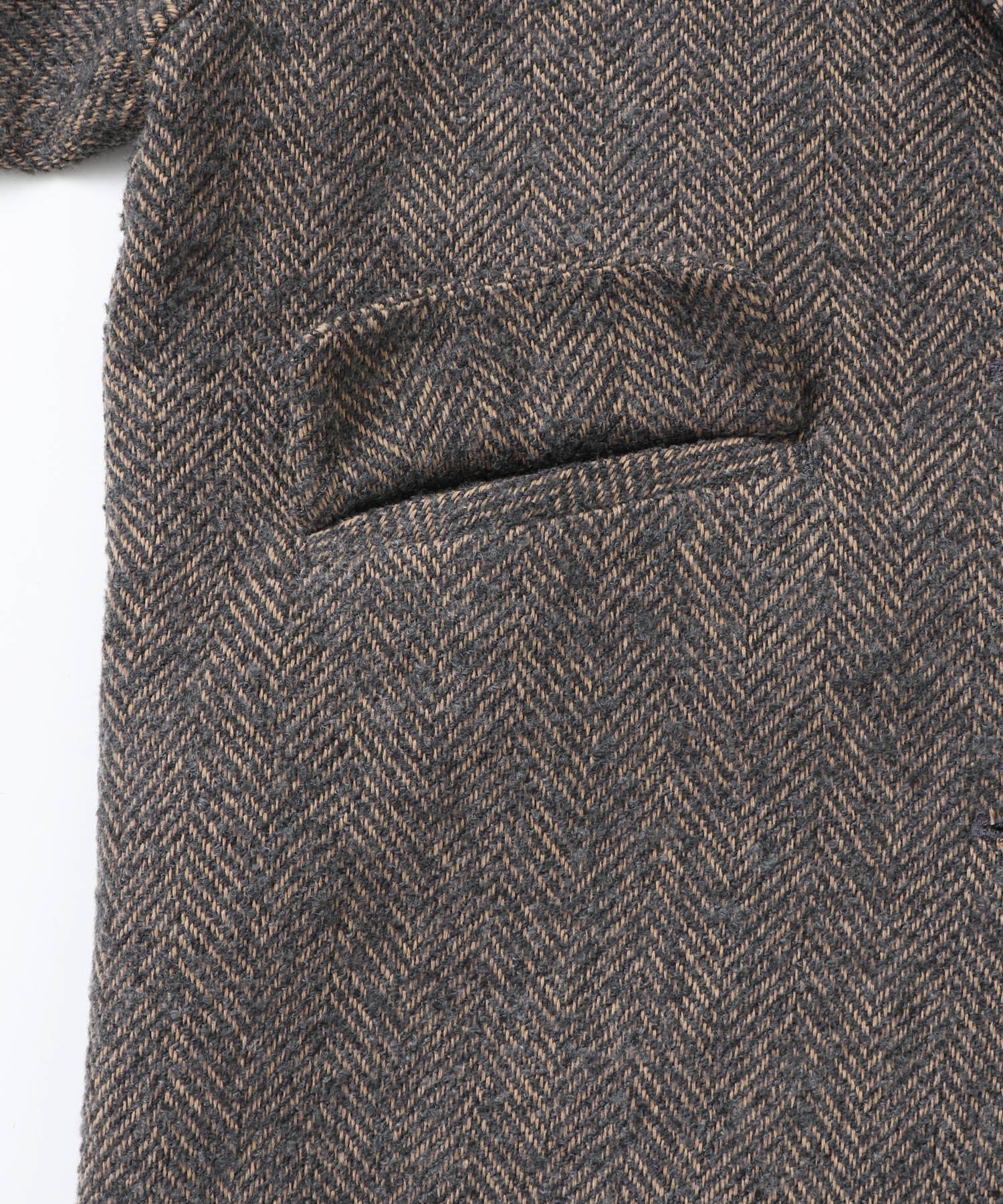 ヘリンボーン ジャケットコート