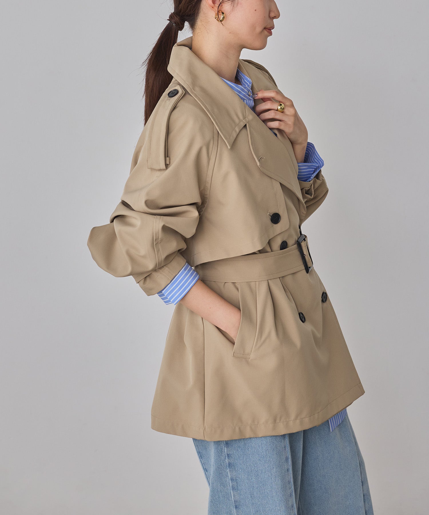 BONDING MIDI TRENCH COAT