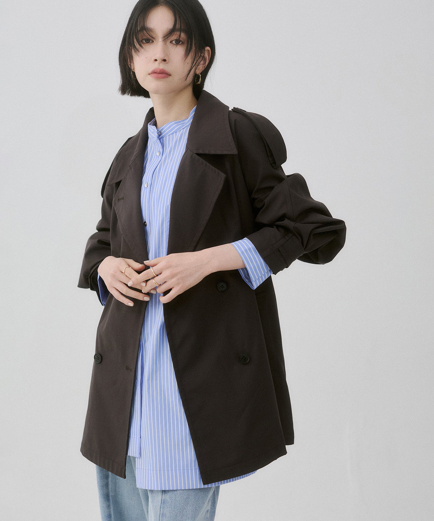 BONDING MIDI TRENCH COAT