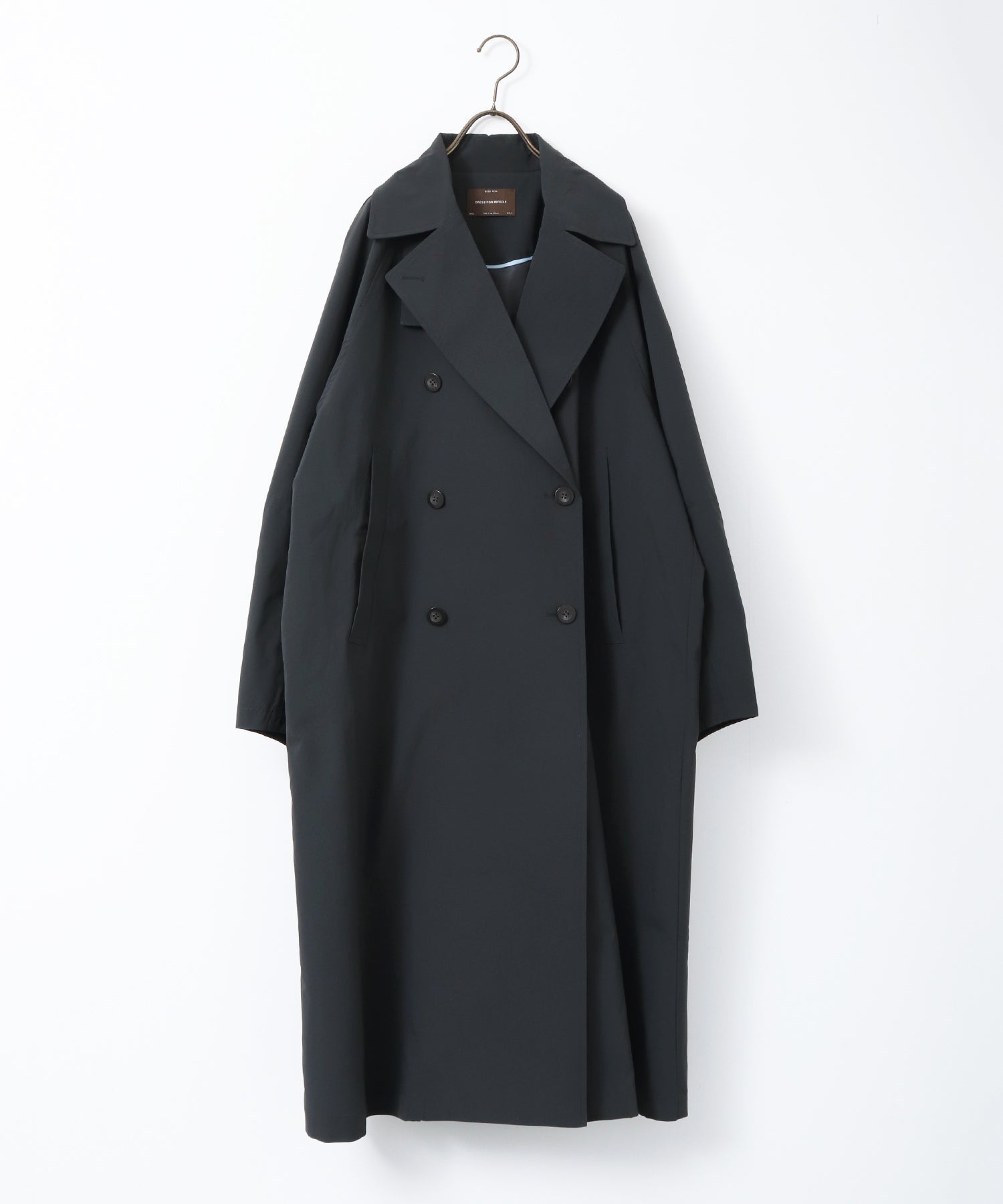 ストレッチポリエステル トレンチコート