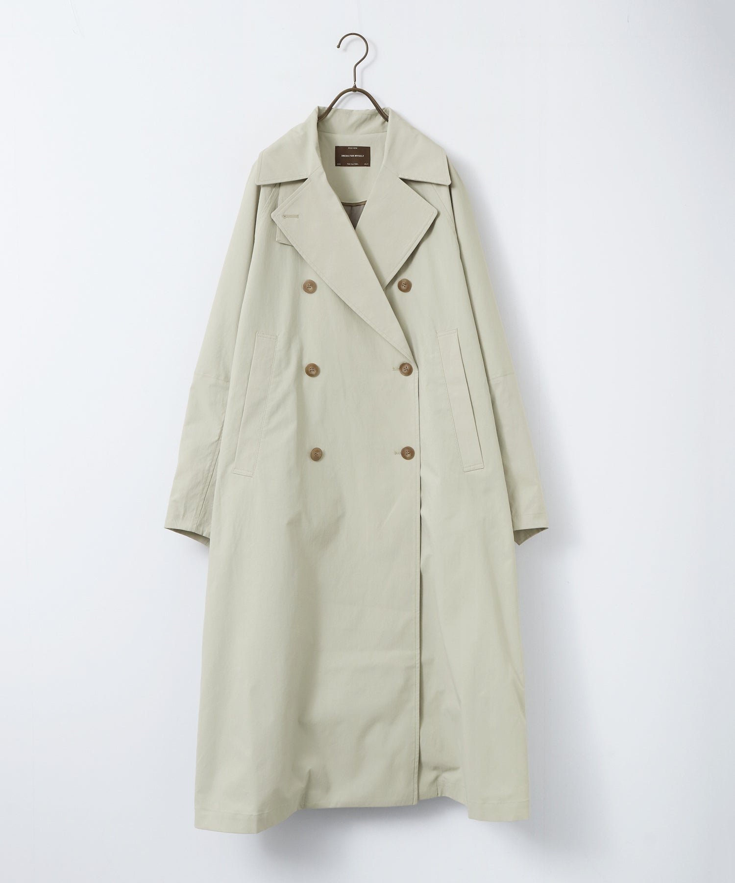 ストレッチポリエステル トレンチコート