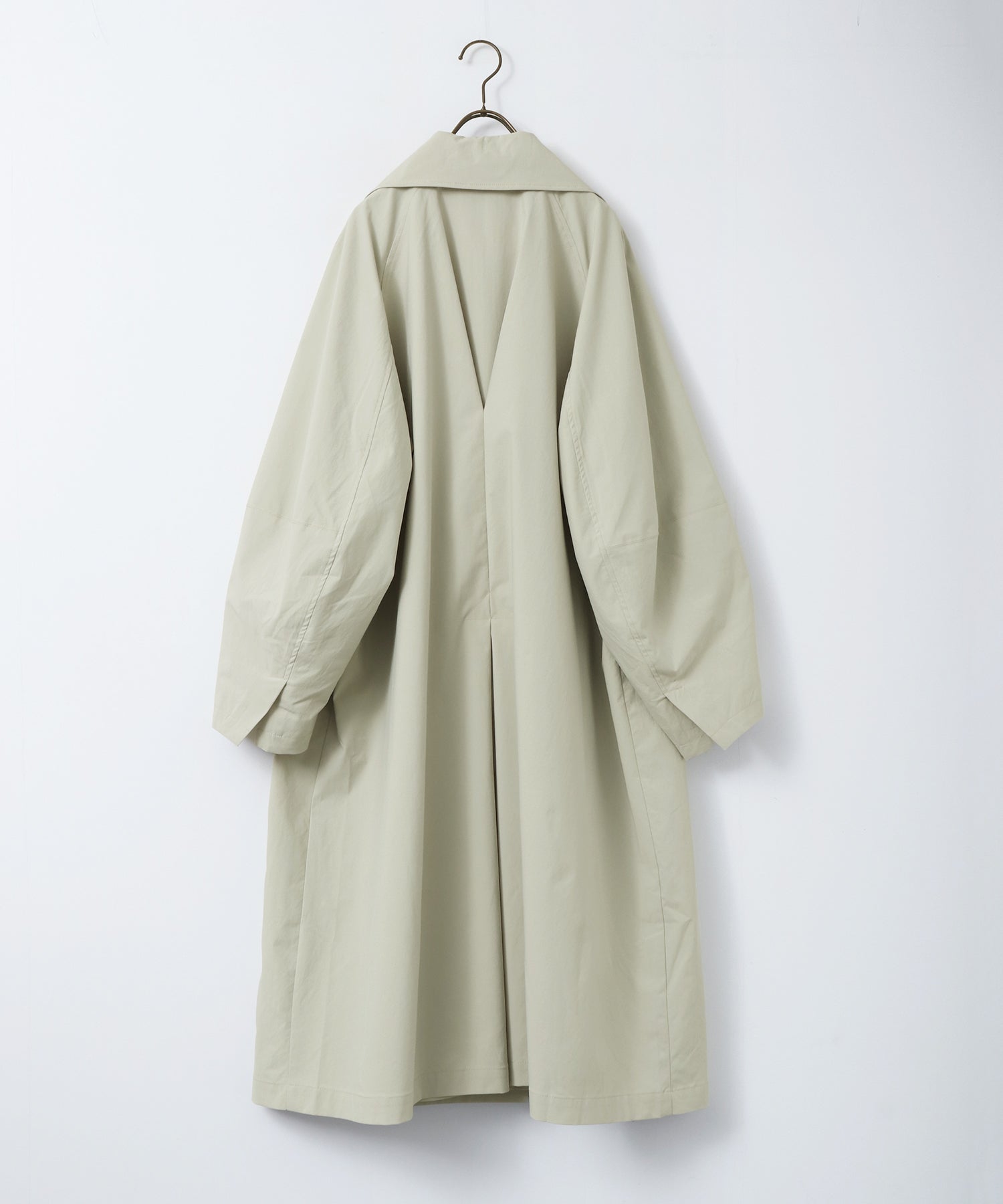 ストレッチポリエステル トレンチコート