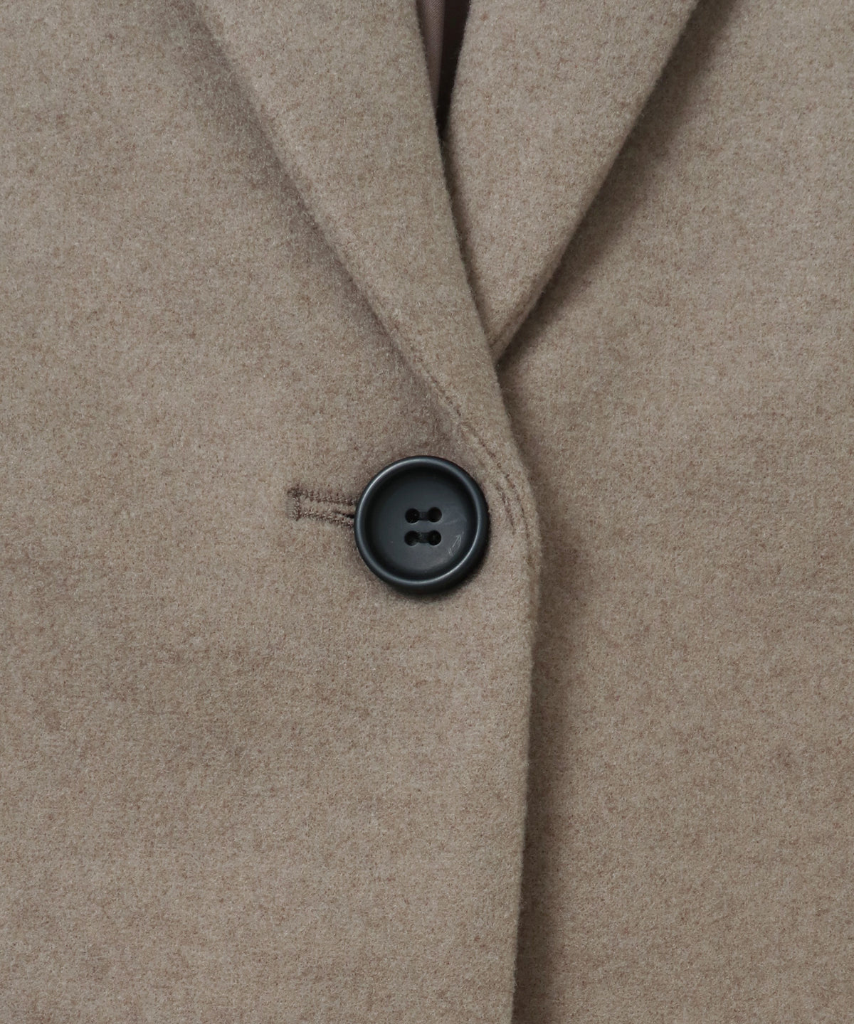 WOOL-LIKE SHAWL-COLLAR COAT