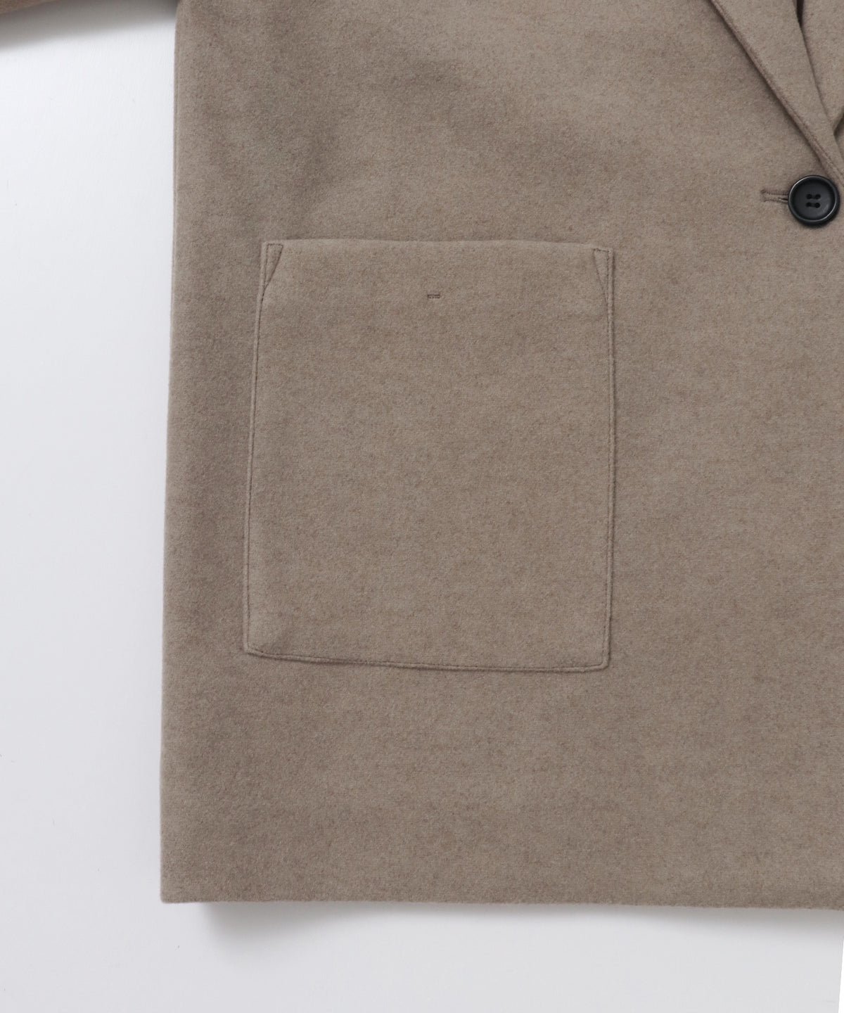 WOOL-LIKE SHAWL-COLLAR COAT