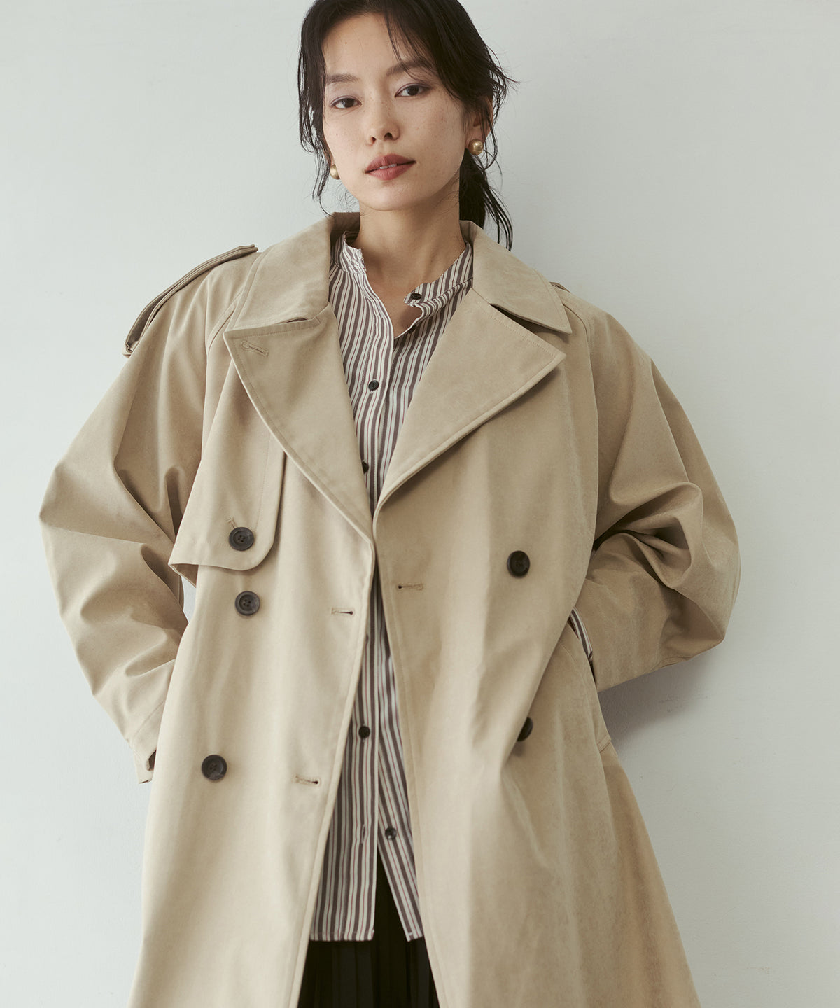 BONDED TRENCH COAT