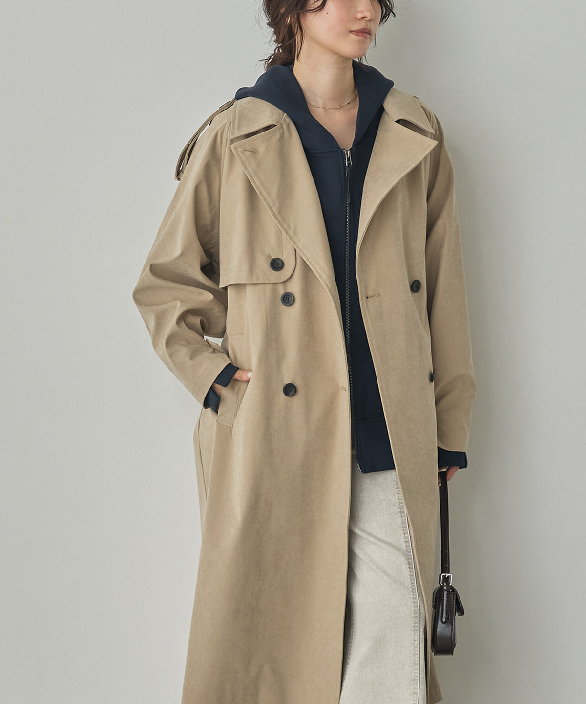 BONDED TRENCH COAT