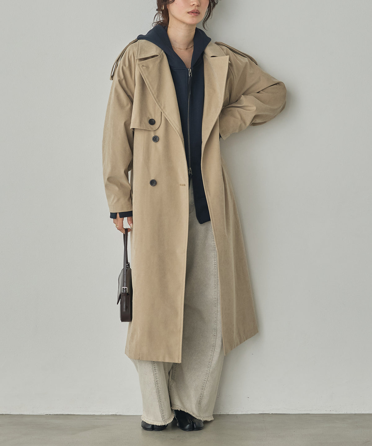 BONDED TRENCH COAT