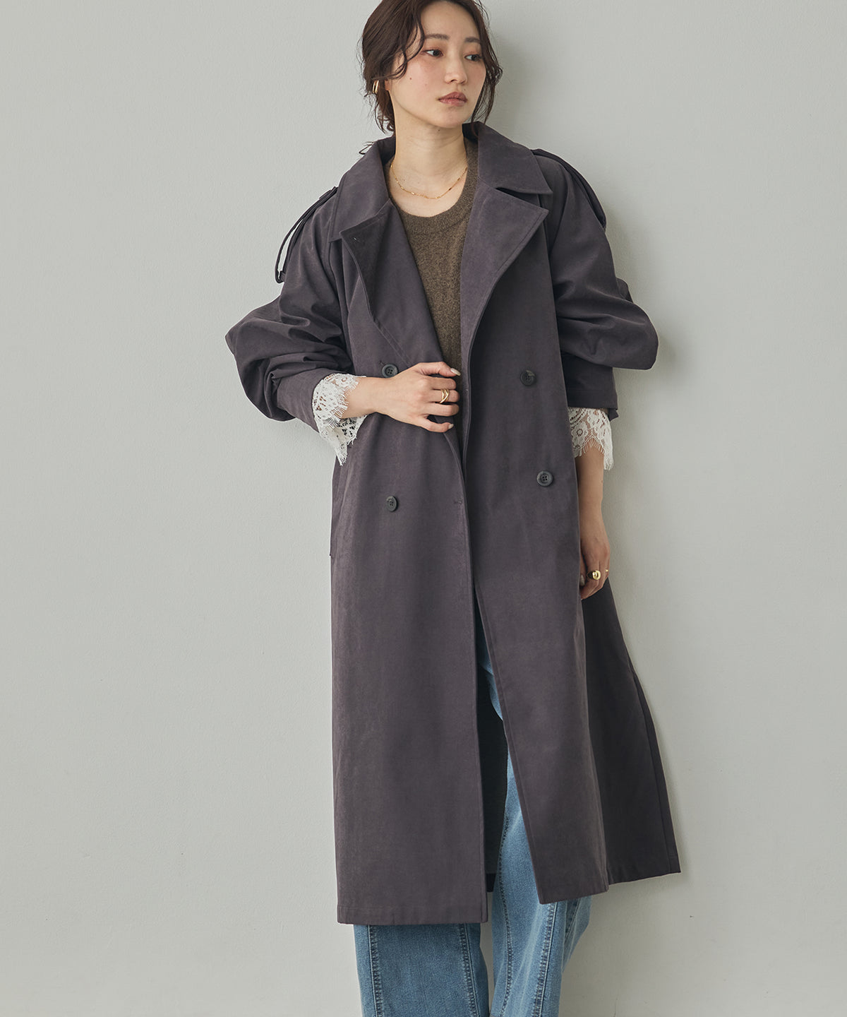 BONDED TRENCH COAT