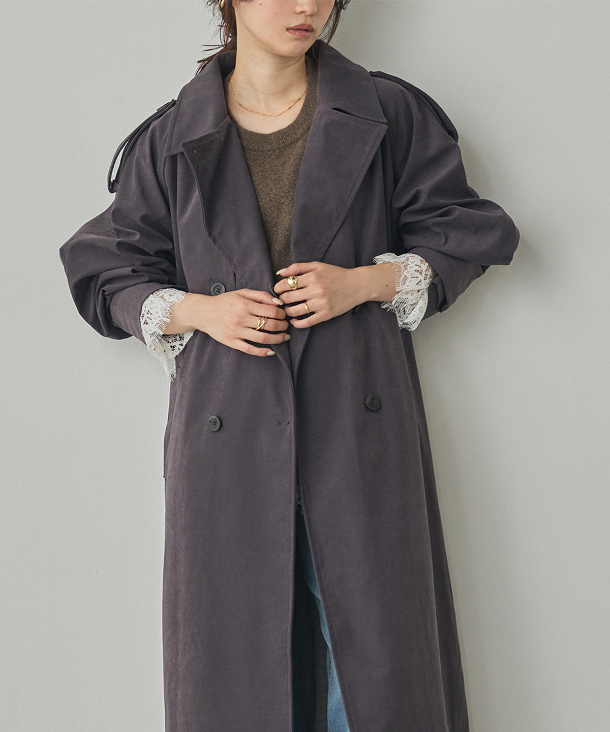 BONDED TRENCH COAT