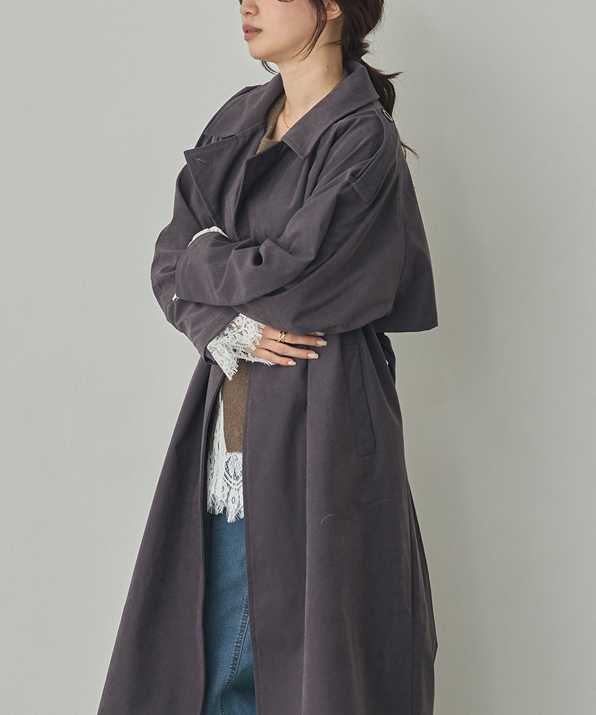 BONDED TRENCH COAT