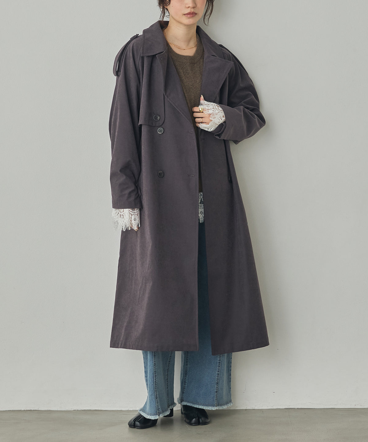 BONDED TRENCH COAT