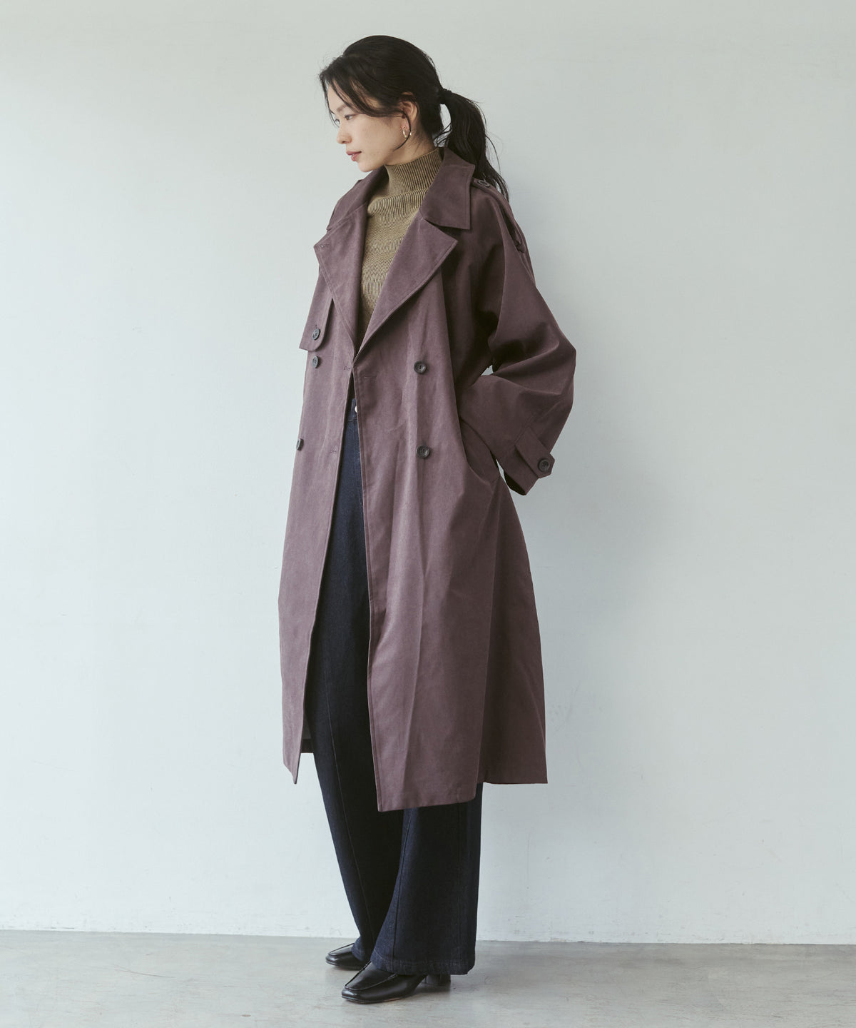 BONDED TRENCH COAT