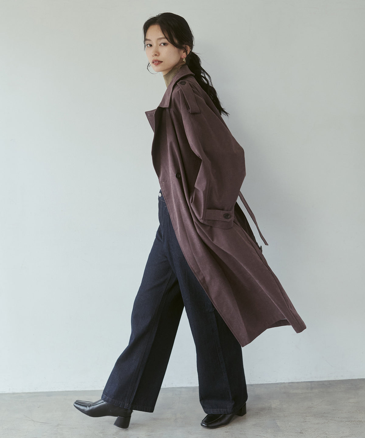 BONDED TRENCH COAT