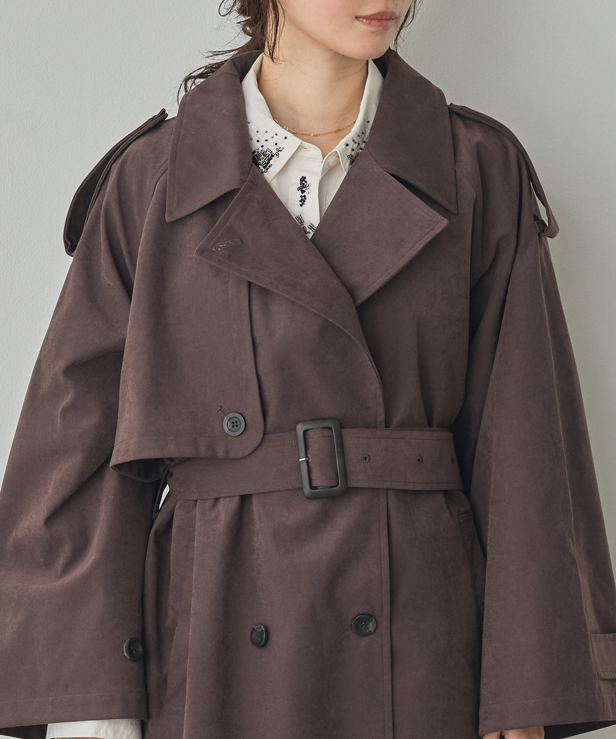 BONDED TRENCH COAT