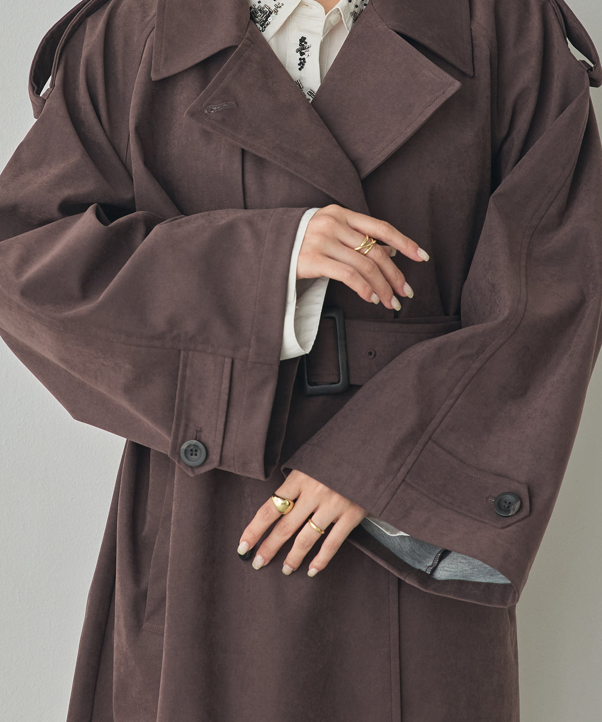 BONDED TRENCH COAT