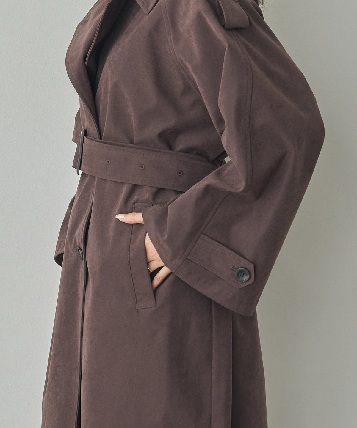 BONDED TRENCH COAT