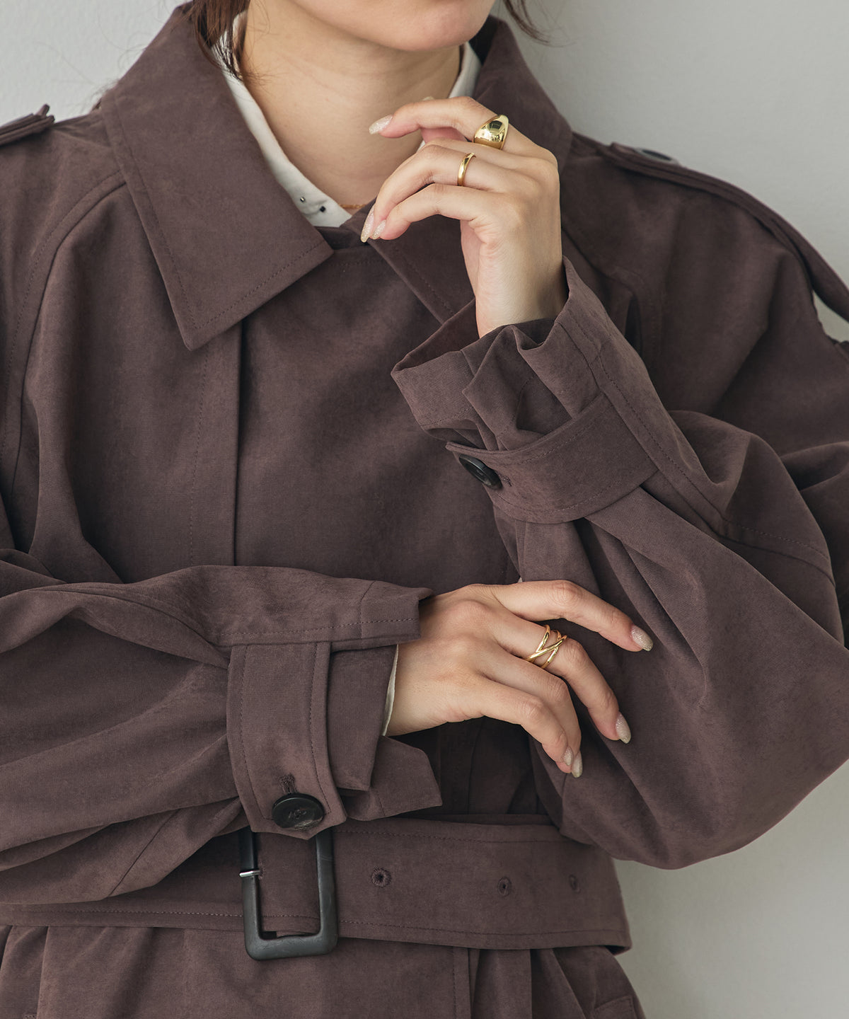 BONDED TRENCH COAT