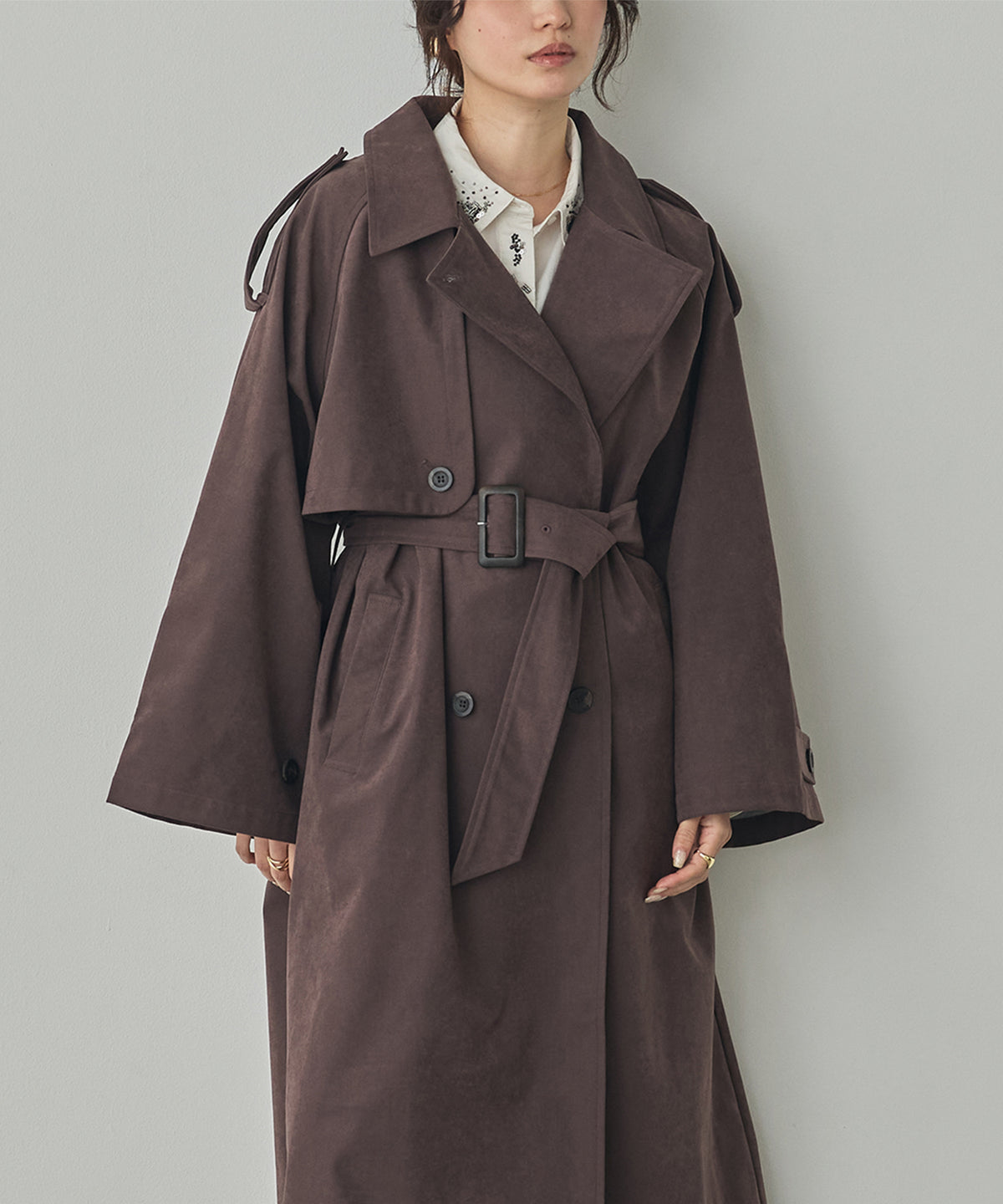 BONDED TRENCH COAT