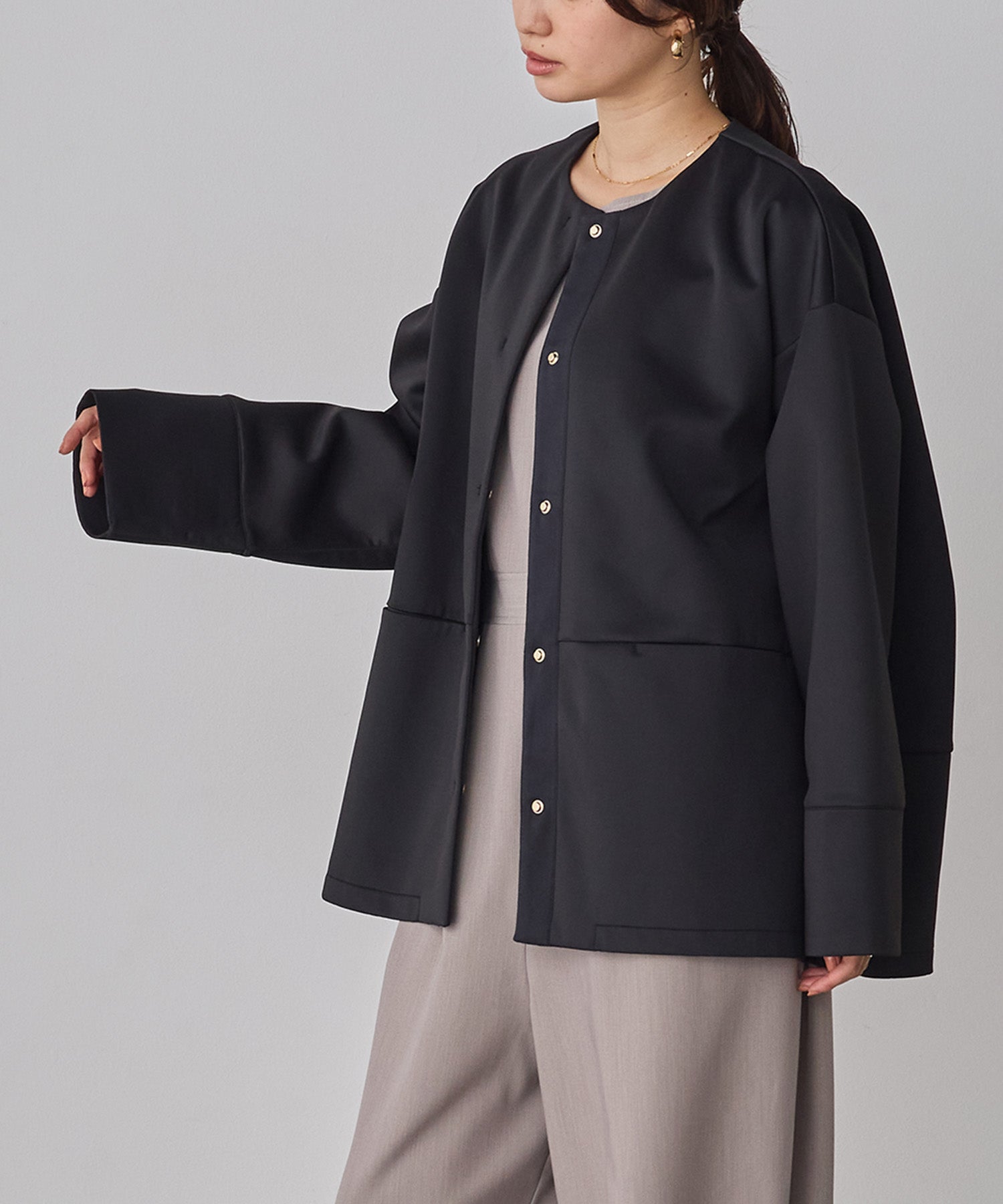 COGTHEBIGSMOKE KENSINGTON COLLARLESS コート COGTHEBIGSMOKE (コグザビッグスモーク) 公式通販｜THE TOKYO（ザ