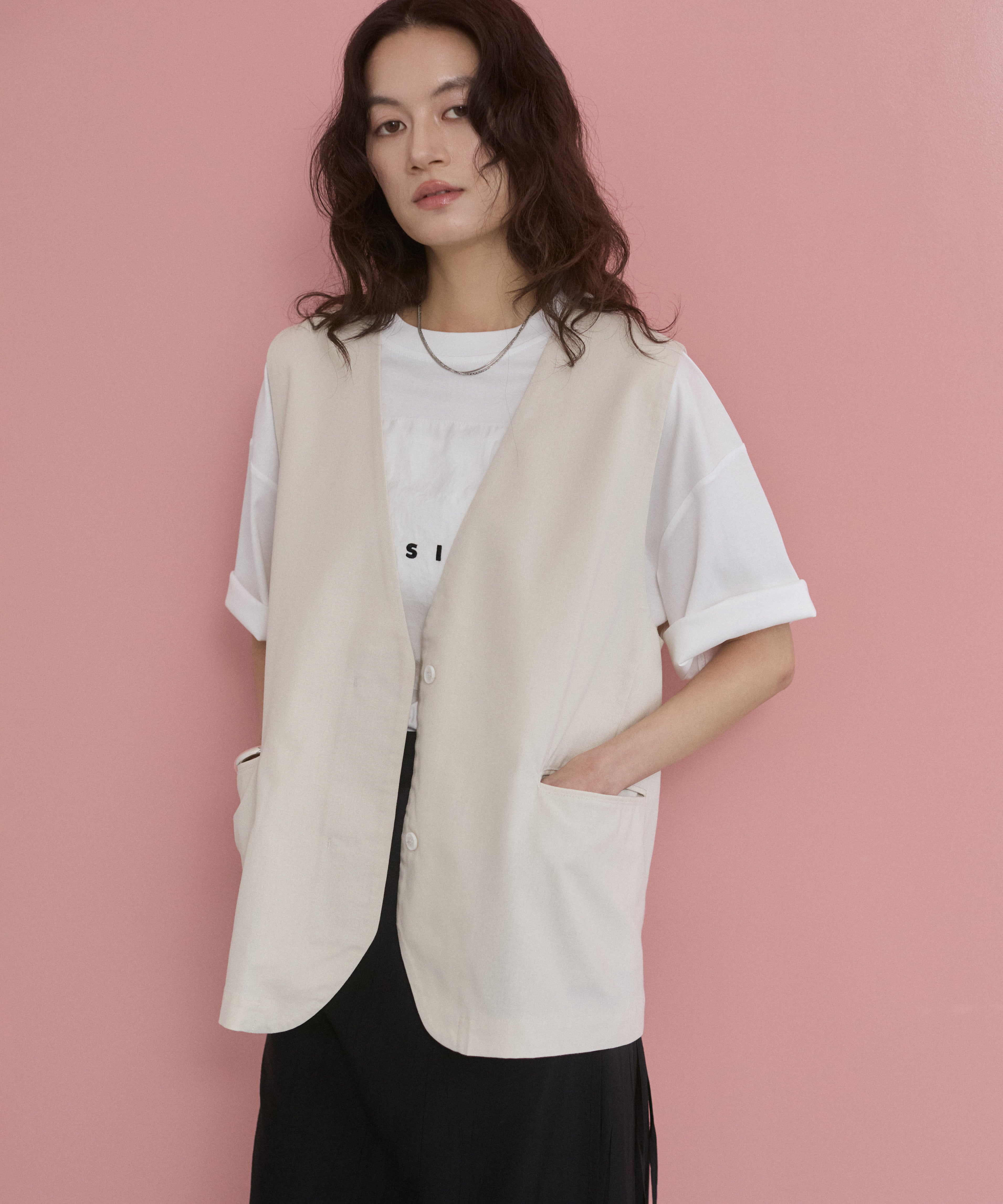 FRENCH LINEN GILET