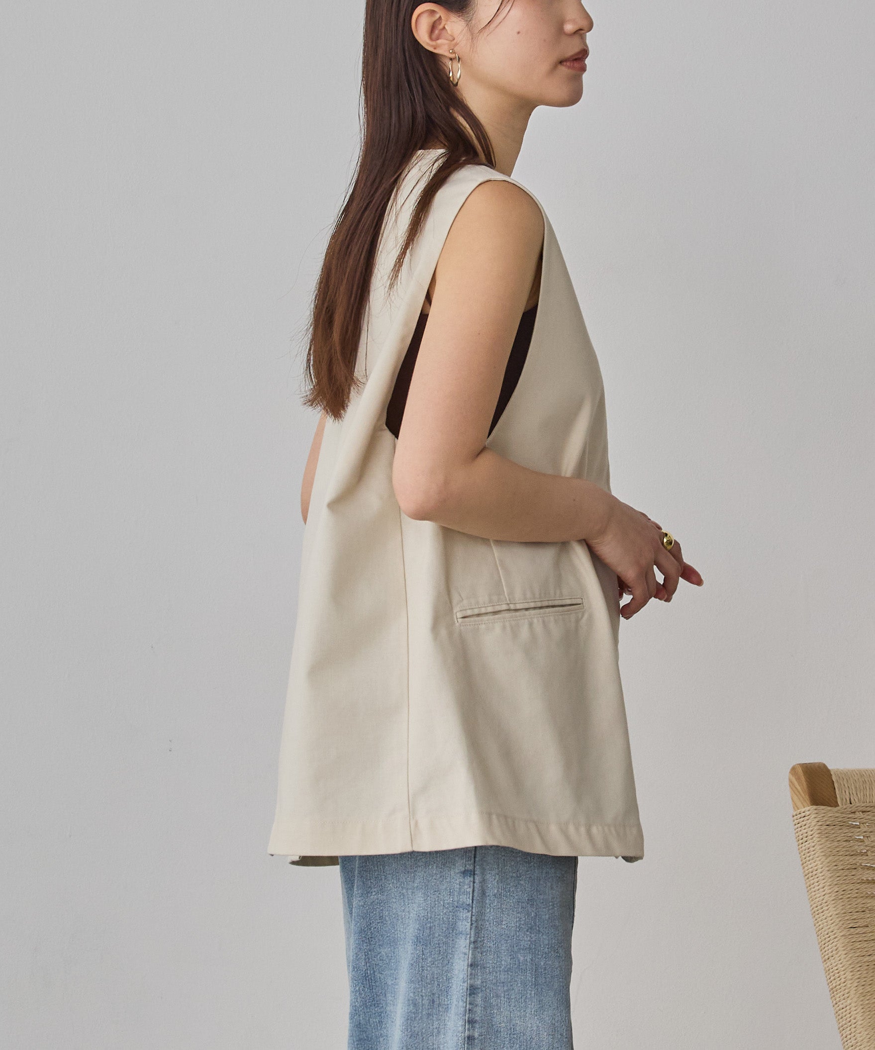 FRENCH LINEN GILET