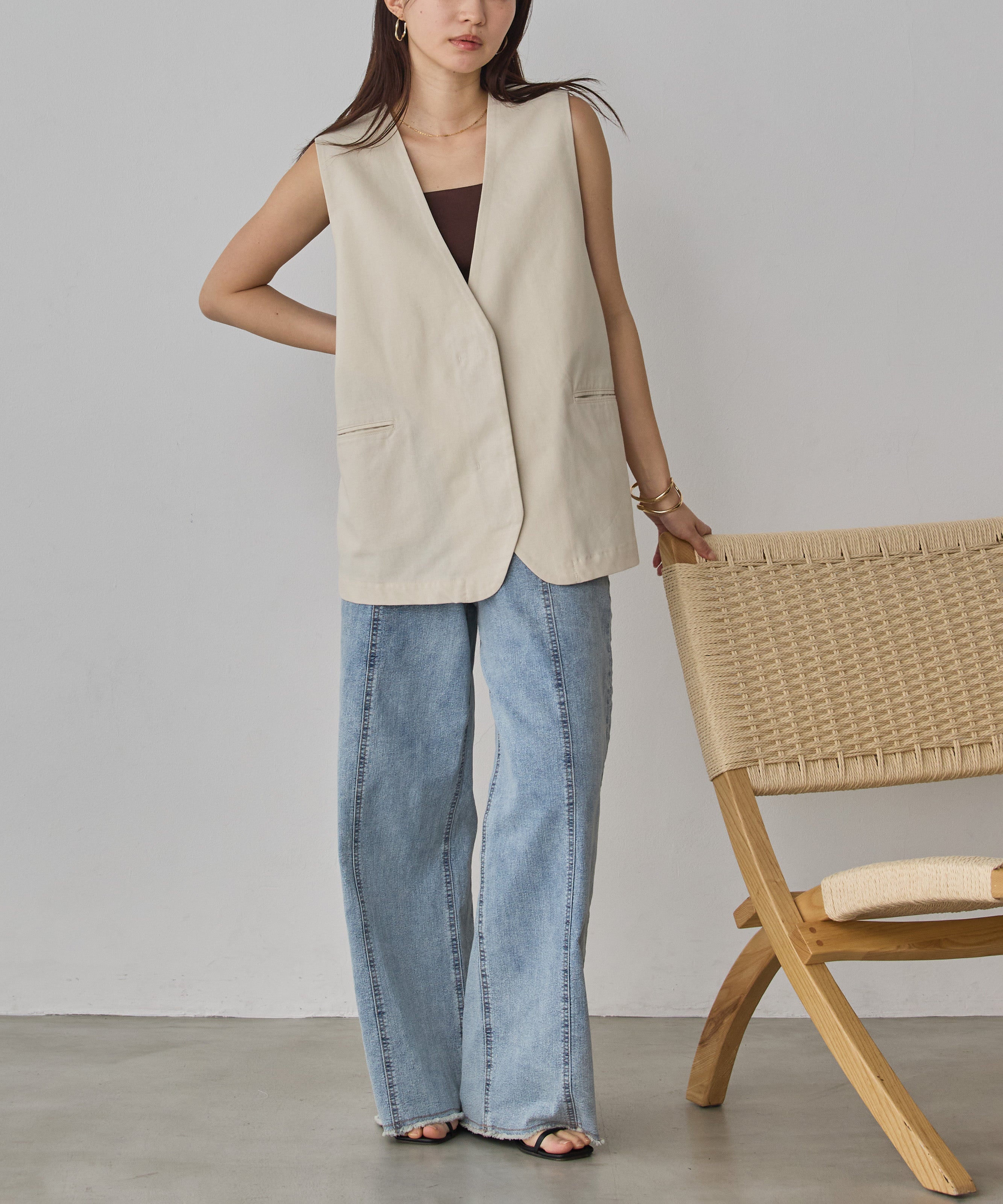 FRENCH LINEN GILET