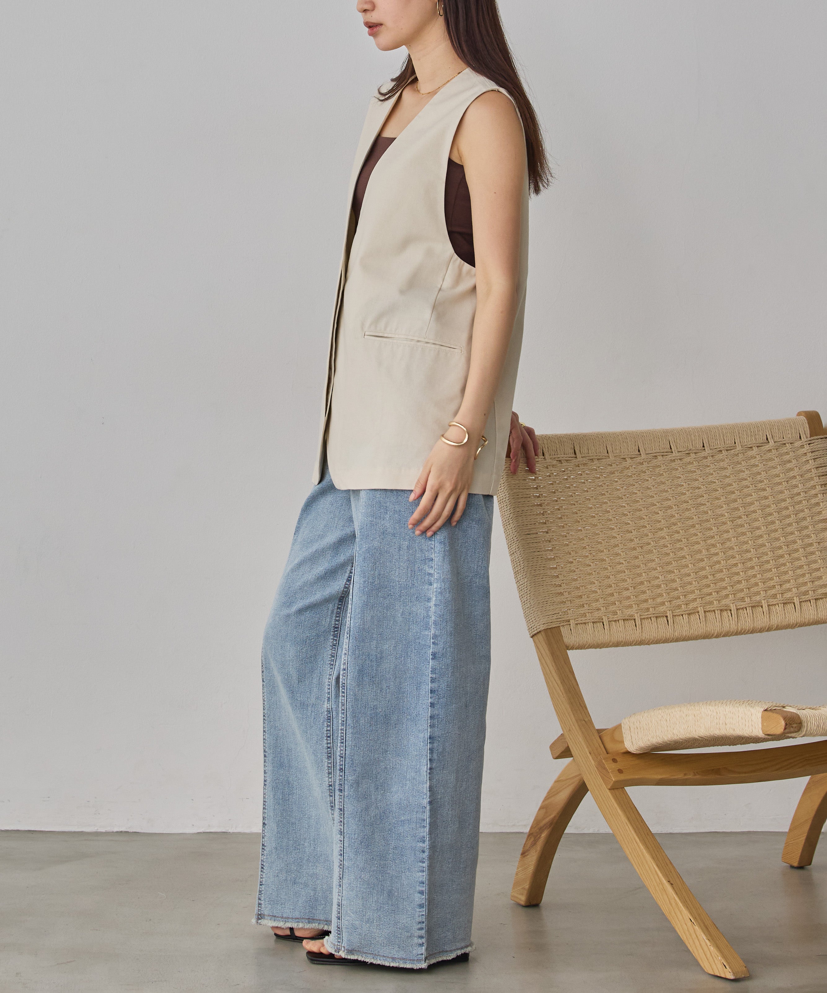 FRENCH LINEN GILET