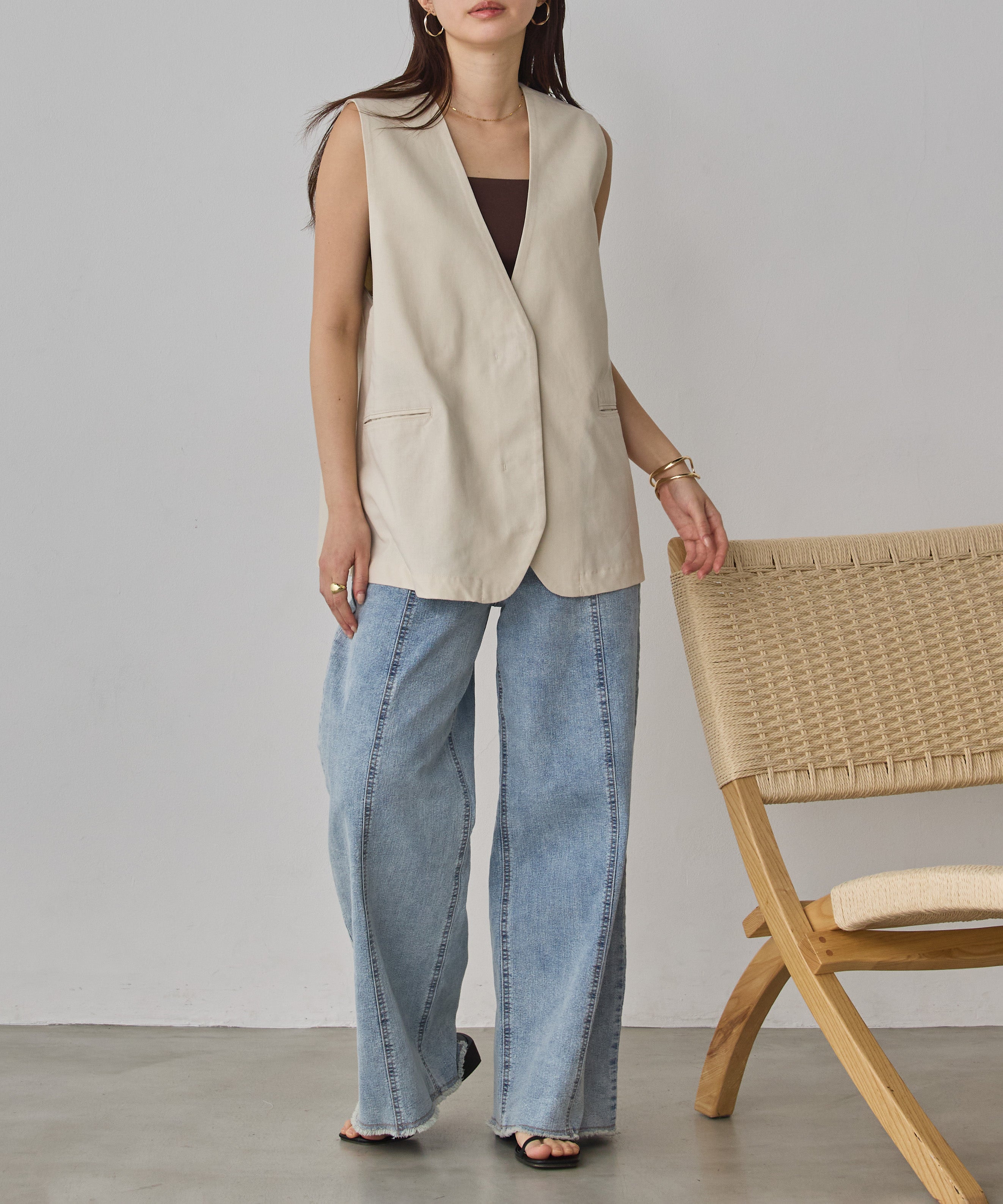 FRENCH LINEN GILET