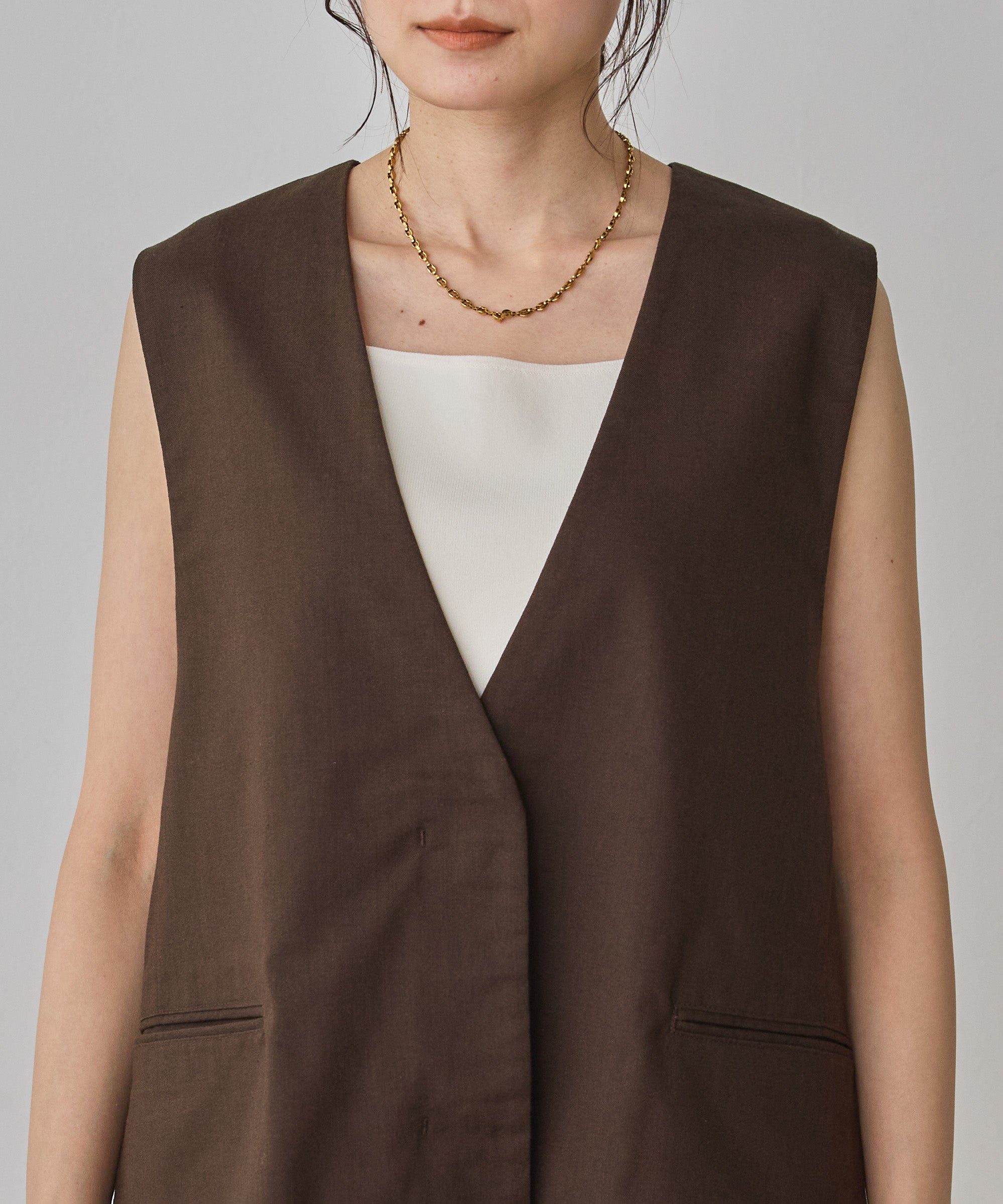 FRENCH LINEN GILET