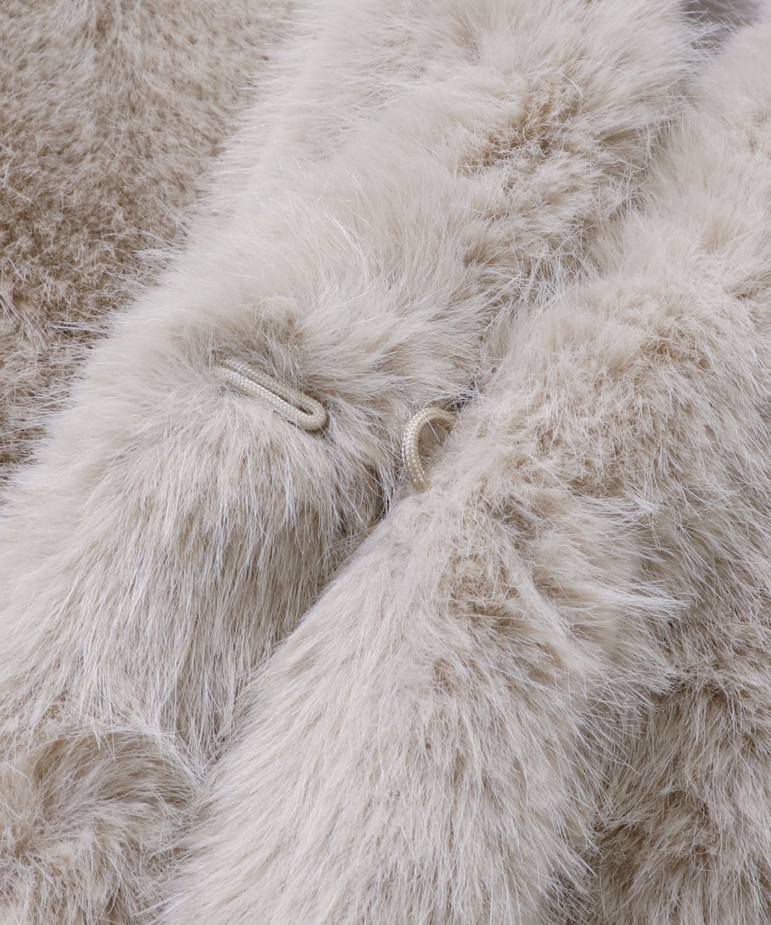 MIDI-LENGTH V-NECK FAUX FUR VEST